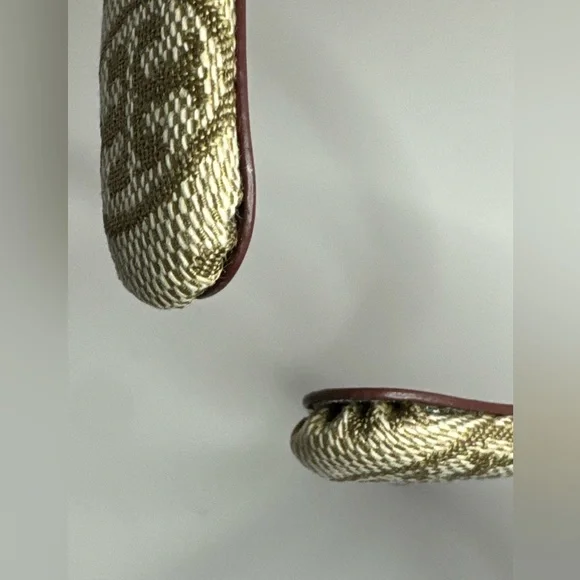 Tory Burch New T Monogram Canvas Headband Hazel - Picture 10 of 11